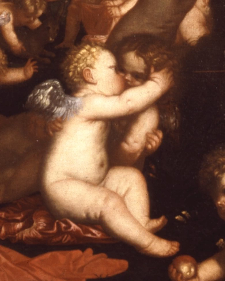 Offerta a Venere - Accademia Carrara, Bergamo, dettaglio